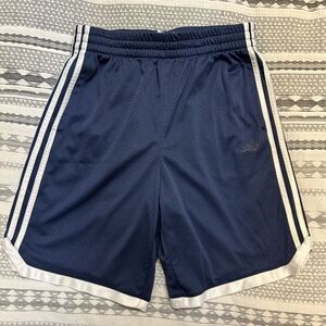 Adidas Kids Navy Blue Shorts large